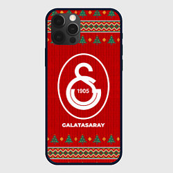 Чехол для iPhone 12 Pro Max Galatasaray new year, цвет: 3D-черный