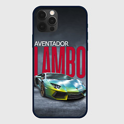 Чехол для iPhone 12 Pro Max Итальянский суперкар Lambo Aventador, цвет: 3D-черный