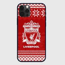 Чехол iPhone 12 Pro Max Новогодний Liverpool