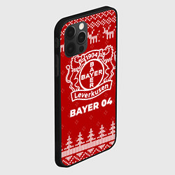 Чехол для iPhone 12 Pro Max Новогодний Bayer 04 с оленями, цвет: 3D-черный — фото 2