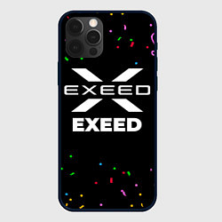 Чехол для iPhone 12 Pro Max Exeed конфети, цвет: 3D-черный