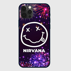 Чехол для iPhone 12 Pro Max Праздничный Nirvana, цвет: 3D-черный