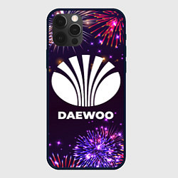 Чехол для iPhone 12 Pro Max Праздничный Daewoo, цвет: 3D-черный