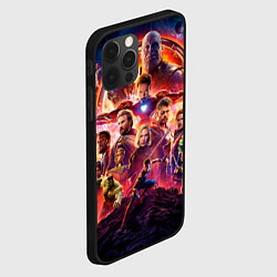 Чехол для iPhone 12 Pro Max Супергерои Avengers infinity war, цвет: 3D-черный — фото 2