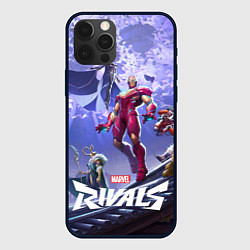 Чехол для iPhone 12 Pro Max Герои Marvel rivals, цвет: 3D-черный