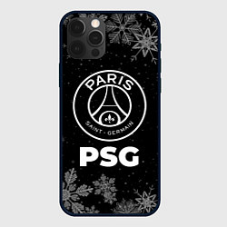 Чехол для iPhone 12 Pro Max Снежный PSG, цвет: 3D-черный