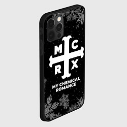 Чехол для iPhone 12 Pro Max Снежный My Chemical Romance, цвет: 3D-черный — фото 2