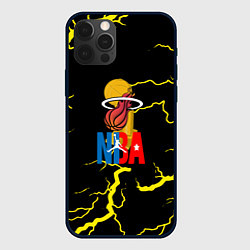 Чехол для iPhone 12 Pro Max NBA storm, цвет: 3D-черный