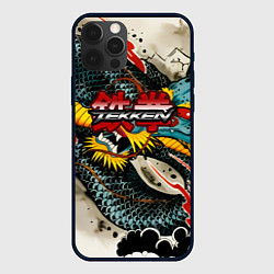 Чехол для iPhone 12 Pro Max Tekken dragon tatoo, цвет: 3D-черный