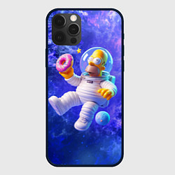 Чехол iPhone 12 Pro Max Homer Simpson is a brave astronaut