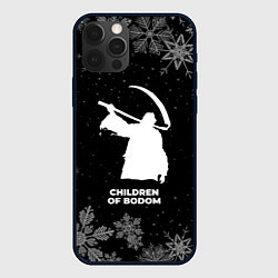 Чехол для iPhone 12 Pro Max Снежный Children of Bodom, цвет: 3D-черный