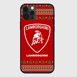 Чехол для iPhone 12 Pro Max Lamborghini new year, цвет: 3D-черный