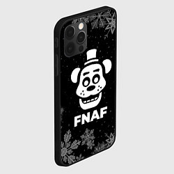 Чехол для iPhone 12 Pro Max Снежный FNAF, цвет: 3D-черный — фото 2