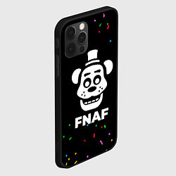 Чехол для iPhone 12 Pro Max FNAF конфети, цвет: 3D-черный — фото 2