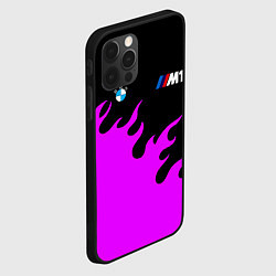 Чехол для iPhone 12 Pro Max BMW flame, цвет: 3D-черный — фото 2