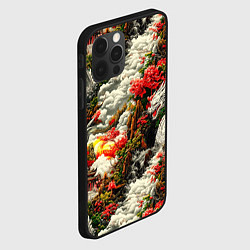 Чехол для iPhone 12 Pro Max Дракон в небесном храме - нейросеть, цвет: 3D-черный — фото 2