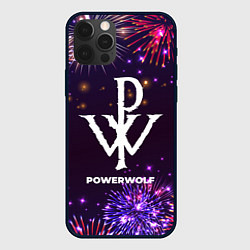 Чехол для iPhone 12 Pro Max Праздничный Powerwolf, цвет: 3D-черный