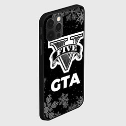 Чехол для iPhone 12 Pro Max Снежный GTA, цвет: 3D-черный — фото 2