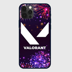 Чехол для iPhone 12 Pro Max Праздничный Valorant, цвет: 3D-черный