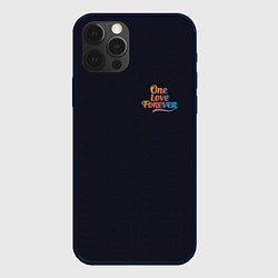 Чехол для iPhone 12 Pro Max One love forever, цвет: 3D-черный