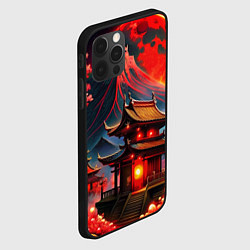 Чехол для iPhone 12 Pro Max Japan red nature, цвет: 3D-черный — фото 2