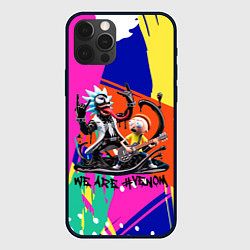 Чехол для iPhone 12 Pro Max Rick-Venom and Morty - rock group, цвет: 3D-черный