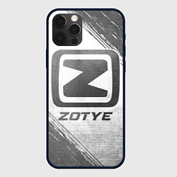 Чехол для iPhone 12 Pro Max Zotye - white gradient, цвет: 3D-черный