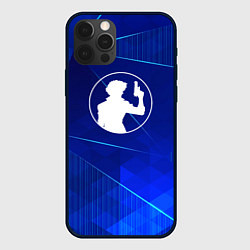 Чехол для iPhone 12 Pro Max Cowboy Bebop blue poly, цвет: 3D-черный