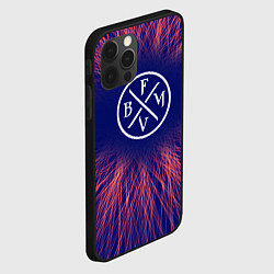 Чехол для iPhone 12 Pro Max Bullet For My Valentine red energy, цвет: 3D-черный — фото 2