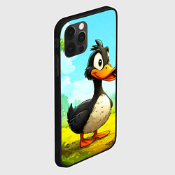 Чехол для iPhone 12 Pro Max Веселая уточка, цвет: 3D-черный — фото 2