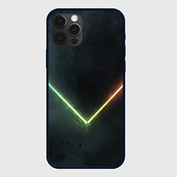 Чехол iPhone 12 Pro Max Треугольник градиентом