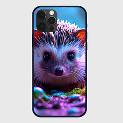 Чехол iPhone 12 Pro Max Ёжики в сказаочном лесу