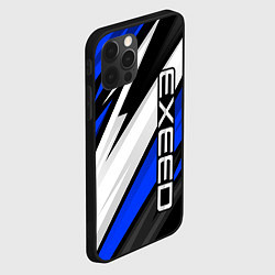 Чехол для iPhone 12 Pro Max Exeed - blue sport, цвет: 3D-черный — фото 2