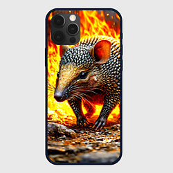 Чехол iPhone 12 Pro Max Броненосец в огне