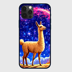Чехол iPhone 12 Pro Max Лама и звездное небо