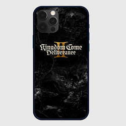 Чехол iPhone 12 Pro Max Kingdom Come Deliverance 2 dark logo