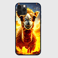 Чехол для iPhone 12 Pro Max Верблюд в огне, цвет: 3D-черный