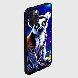 Чехол для iPhone 12 Pro Max Лемур и звездная ночь, цвет: 3D-черный — фото 2