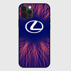 Чехол для iPhone 12 Pro Max Lexus red energy, цвет: 3D-черный