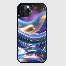 Чехол для iPhone 12 Pro Max Космическая краска, цвет: 3D-черный