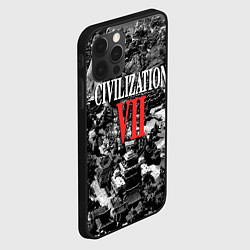 Чехол для iPhone 12 Pro Max Civilization VII, цвет: 3D-черный — фото 2