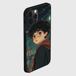 Чехол для iPhone 12 Pro Max Гарри Поттер и ночной город, цвет: 3D-черный — фото 2