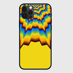 Чехол iPhone 12 Pro Max Узоры на желтом