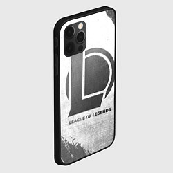 Чехол для iPhone 12 Pro Max League of Legends - white gradient, цвет: 3D-черный — фото 2