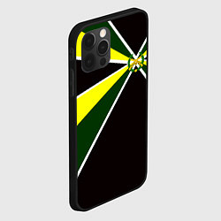 Чехол для iPhone 12 Pro Max Мотострелковые войска: лавры, цвет: 3D-черный — фото 2