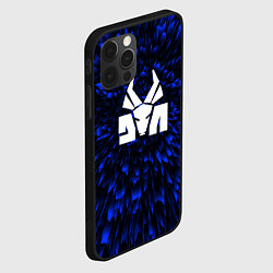 Чехол для iPhone 12 Pro Max Die Antwoord blue energy, цвет: 3D-черный — фото 2