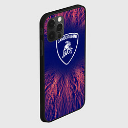 Чехол для iPhone 12 Pro Max Lamborghini red energy, цвет: 3D-черный — фото 2