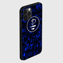 Чехол для iPhone 12 Pro Max Pink Floyd blue energy, цвет: 3D-черный — фото 2