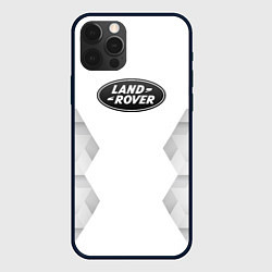 Чехол для iPhone 12 Pro Max Land Rover white poly, цвет: 3D-черный