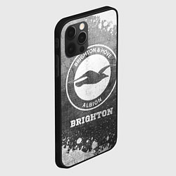 Чехол для iPhone 12 Pro Max Brighton - grey gradient, цвет: 3D-черный — фото 2